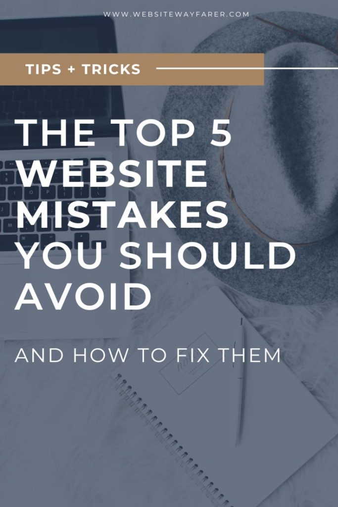 Website Mistakes to Avoid