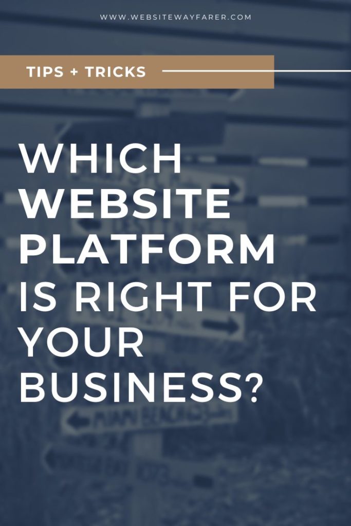 which website platform to choose